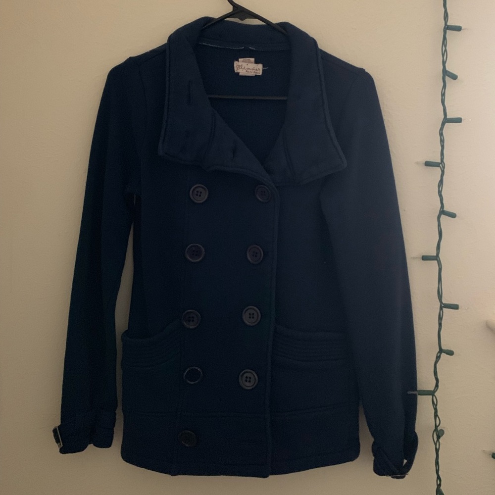 Navy peacoat